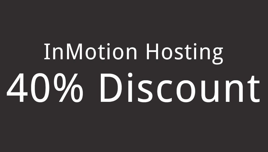 InMotion Hosting 40% Off Discount Coupon