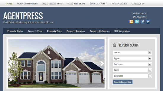 StudioPress Real Estate Theme AgentPress