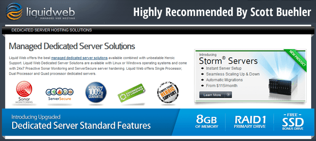 LiquidWeb Featured Dedicated Server